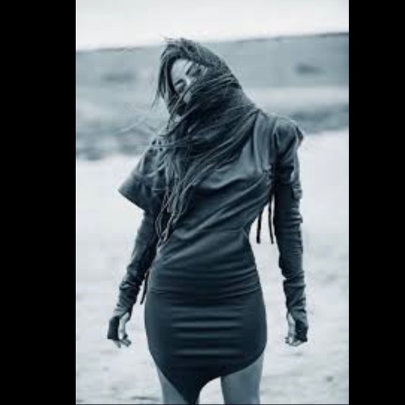 Junus Coban Futuristic Post Apocalypse Elbise Dress Tunic Size Small - Picture 11 of 11